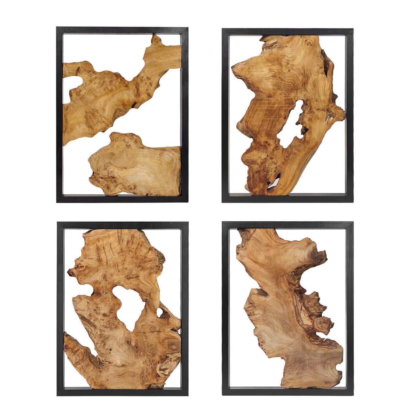 Modern Wood Wall Decor- Natural wood Handcrafted Rustic Charm for Your Home - Perfect for Living Room, Bedroom,Kitchen,or Office