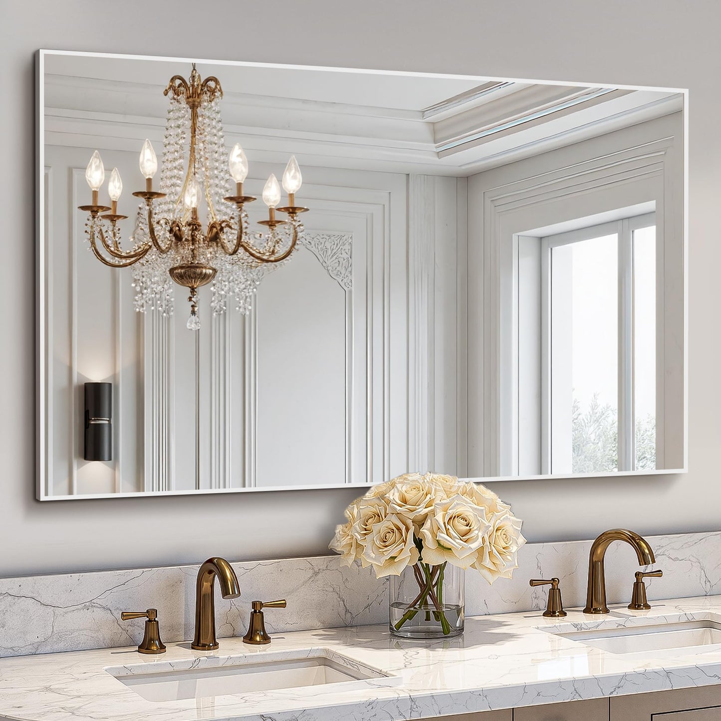 Bathroom Vanity Mirror for Wall 2Pack 36"x24" Bathroom Mirror for Over Sink