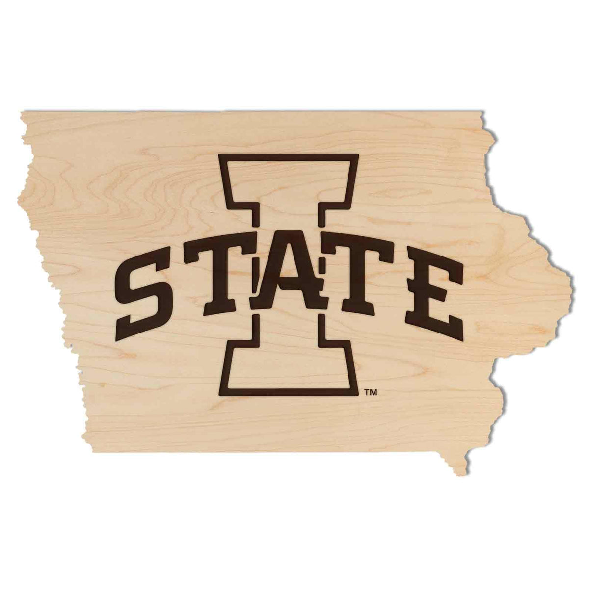 LazerEdge Washington State Cougars Wooden Wall Art – Officially Licensed College Decor – Laser-Etched Hanging Sign – Maple Wood
