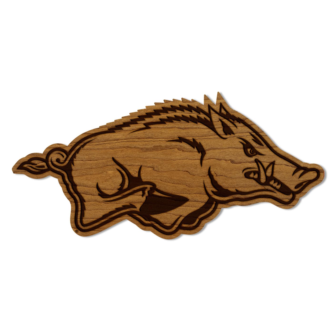 LazerEdge Miami Redhawks Wooden Wall Art – Officially Licensed College Decor – Laser-Etched Hanging Sign – Cherry Wood