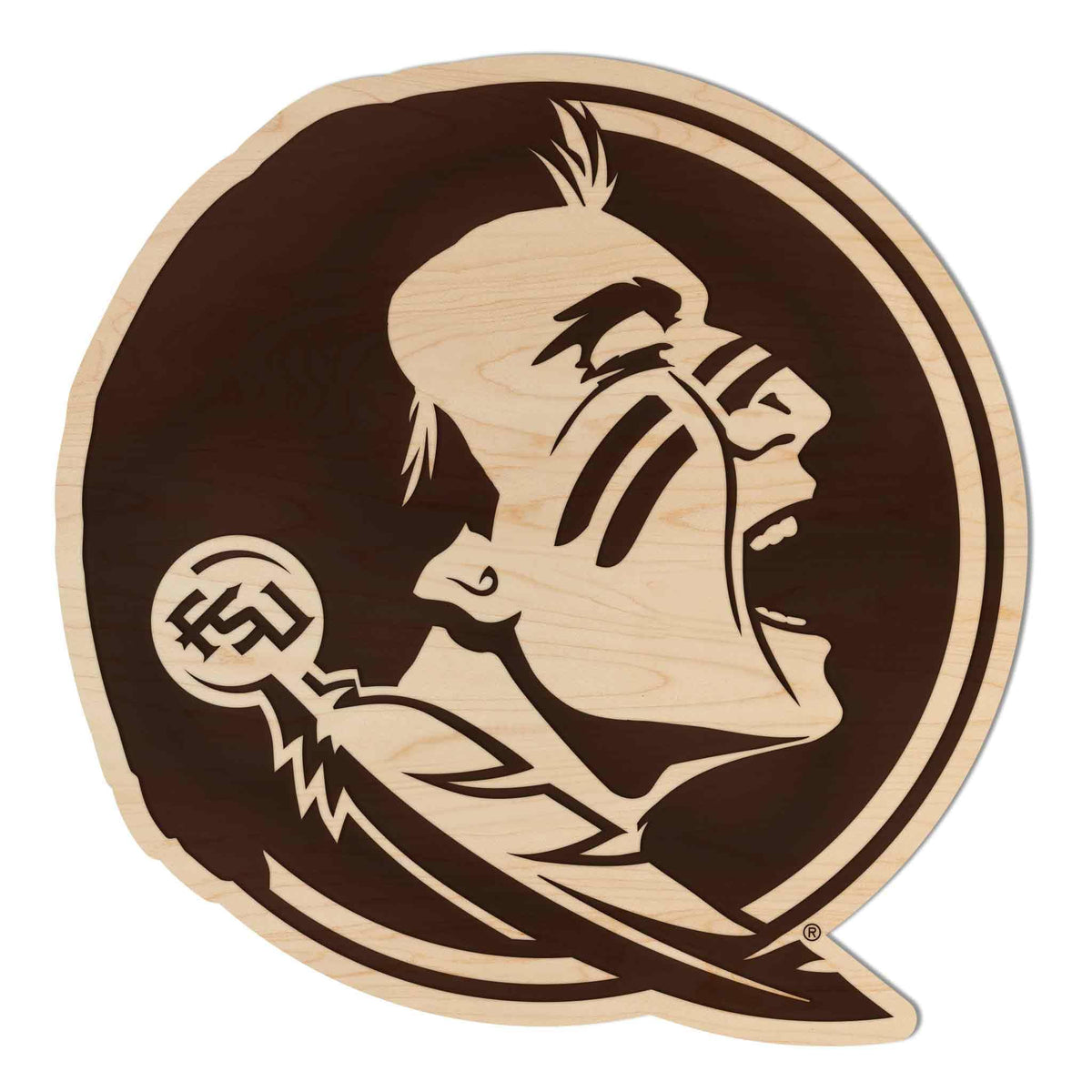 LazerEdge Washington State Cougars Wooden Wall Art – Officially Licensed College Decor – Laser-Etched Hanging Sign – Maple Wood