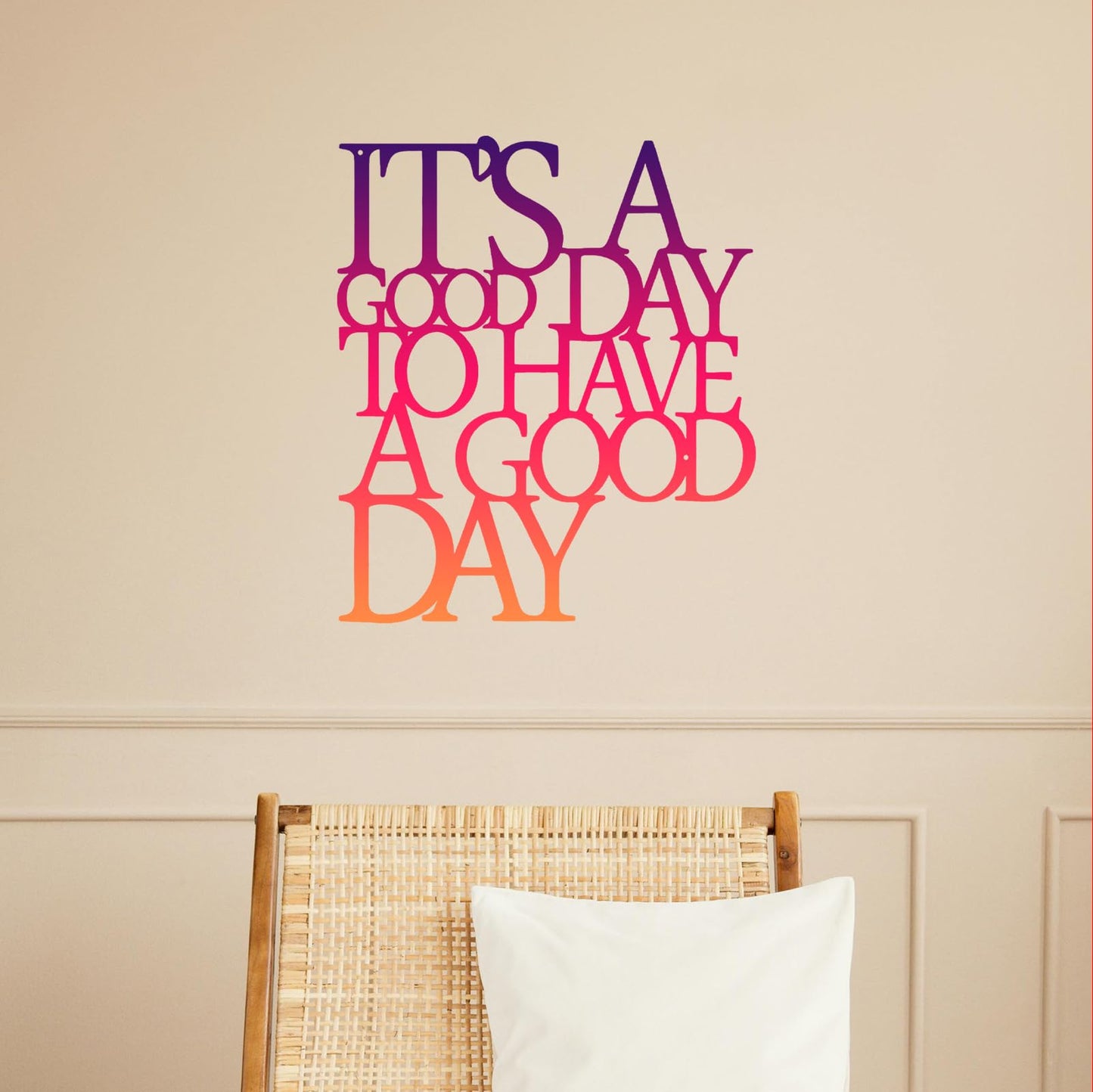 Benziso Motivational Metal Wall Art Inspirational Wall Decor Positive Quotes Wall Decor for Office Living Room Encouragement Gifts