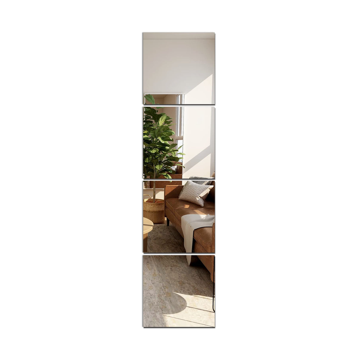 TRAHOME 32'' x 18'' Irregular Asymmetrical Wall Mirror