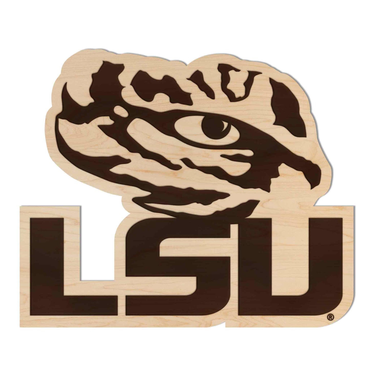 LazerEdge Washington State Cougars Wooden Wall Art – Officially Licensed College Decor – Laser-Etched Hanging Sign – Maple Wood