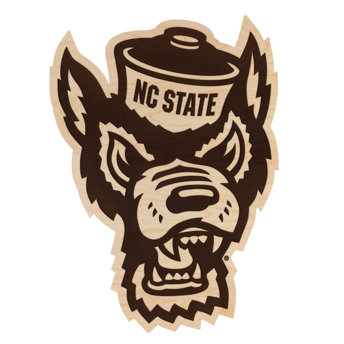 LazerEdge Washington State Cougars Wooden Wall Art – Officially Licensed College Decor – Laser-Etched Hanging Sign – Maple Wood