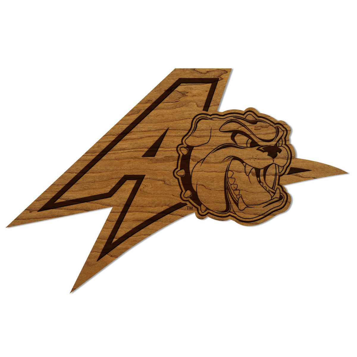 LazerEdge Kansas State Wildcats Wooden Wall Art – Officially Licensed College Decor – Laser-Etched Hanging Sign – Cherry Wood