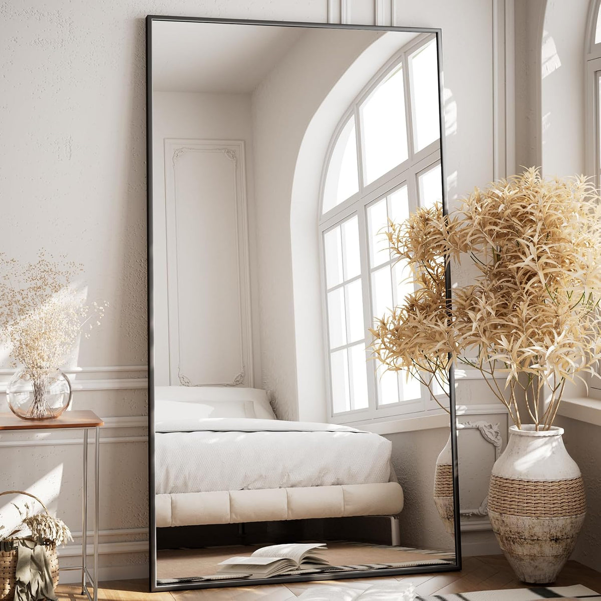 VooBang Large Full Length Mirror 78" x 35" - Shatterproof Black
