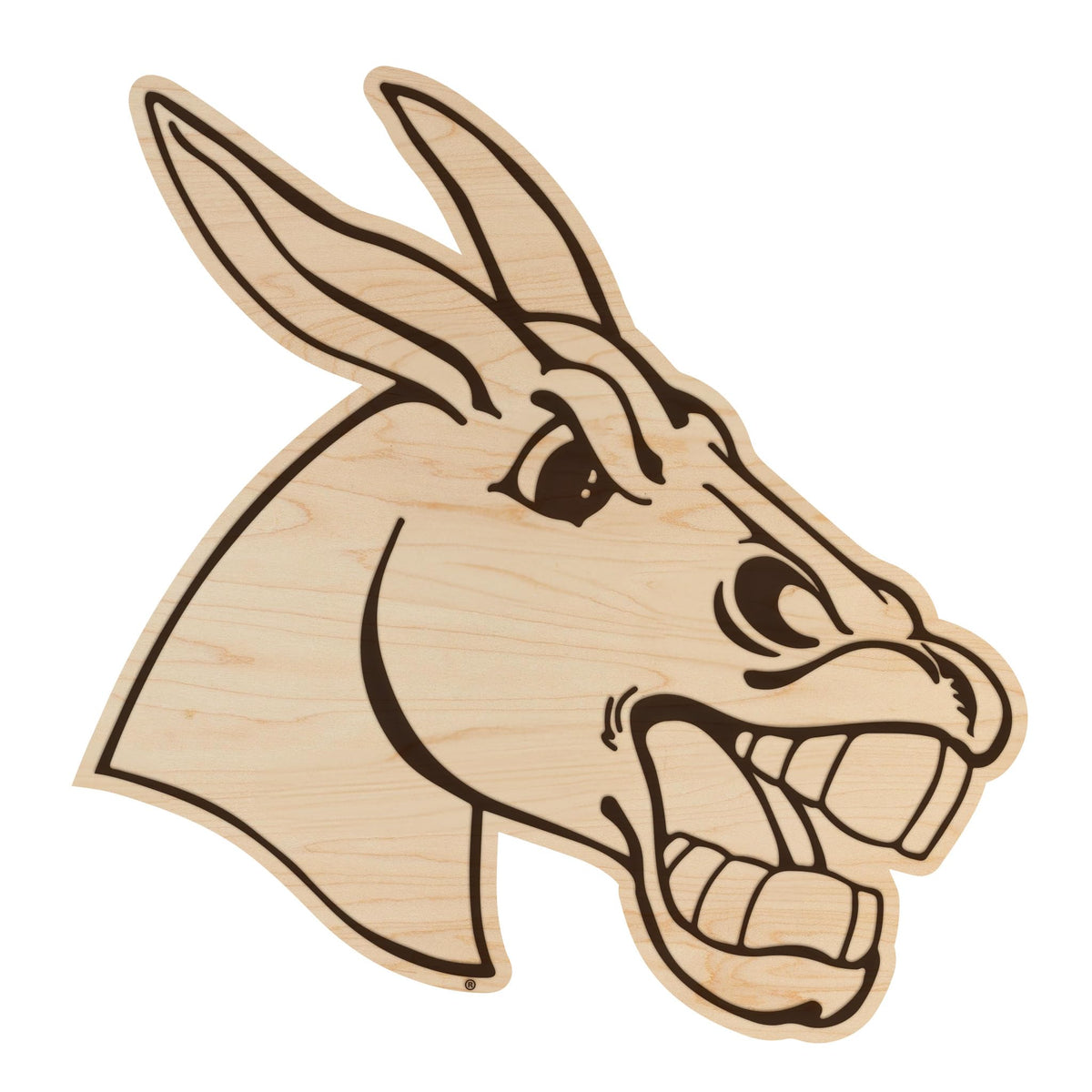 LazerEdge Washington State Cougars Wooden Wall Art – Officially Licensed College Decor – Laser-Etched Hanging Sign – Maple Wood