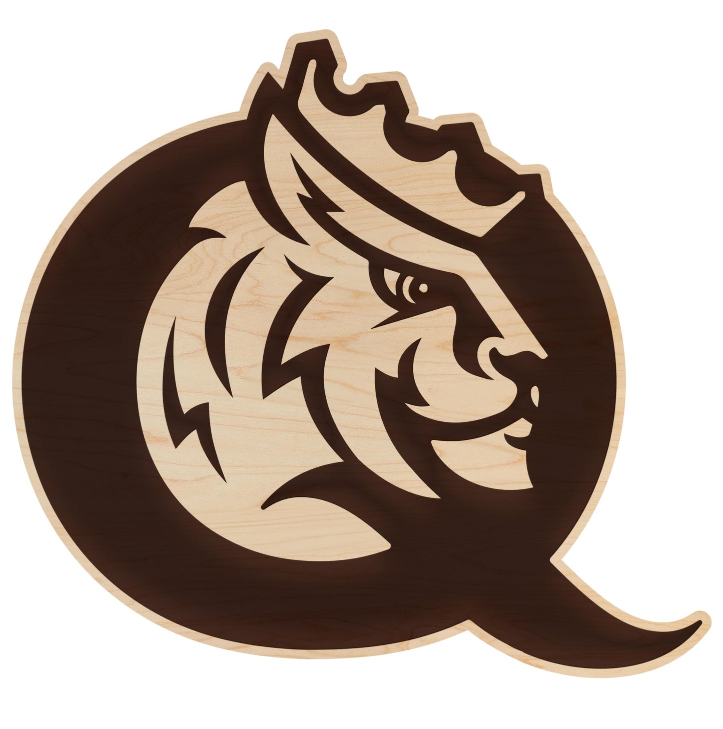 LazerEdge Washington State Cougars Wooden Wall Art – Officially Licensed College Decor – Laser-Etched Hanging Sign – Maple Wood