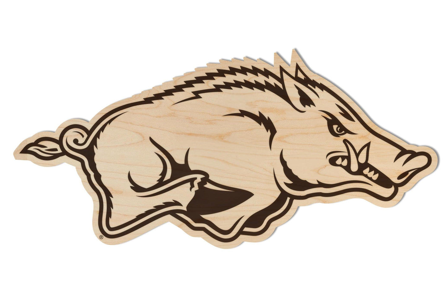 LazerEdge Washington State Cougars Wooden Wall Art – Officially Licensed College Decor – Laser-Etched Hanging Sign – Maple Wood