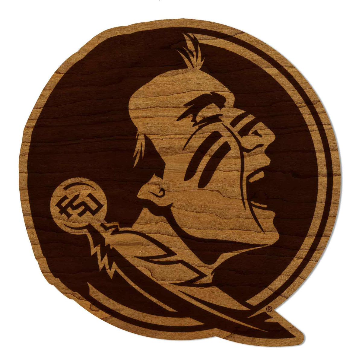 LazerEdge Washington State Cougars Wooden Wall Art – Officially Licensed College Decor – Laser-Etched Hanging Sign – Cherry Wood