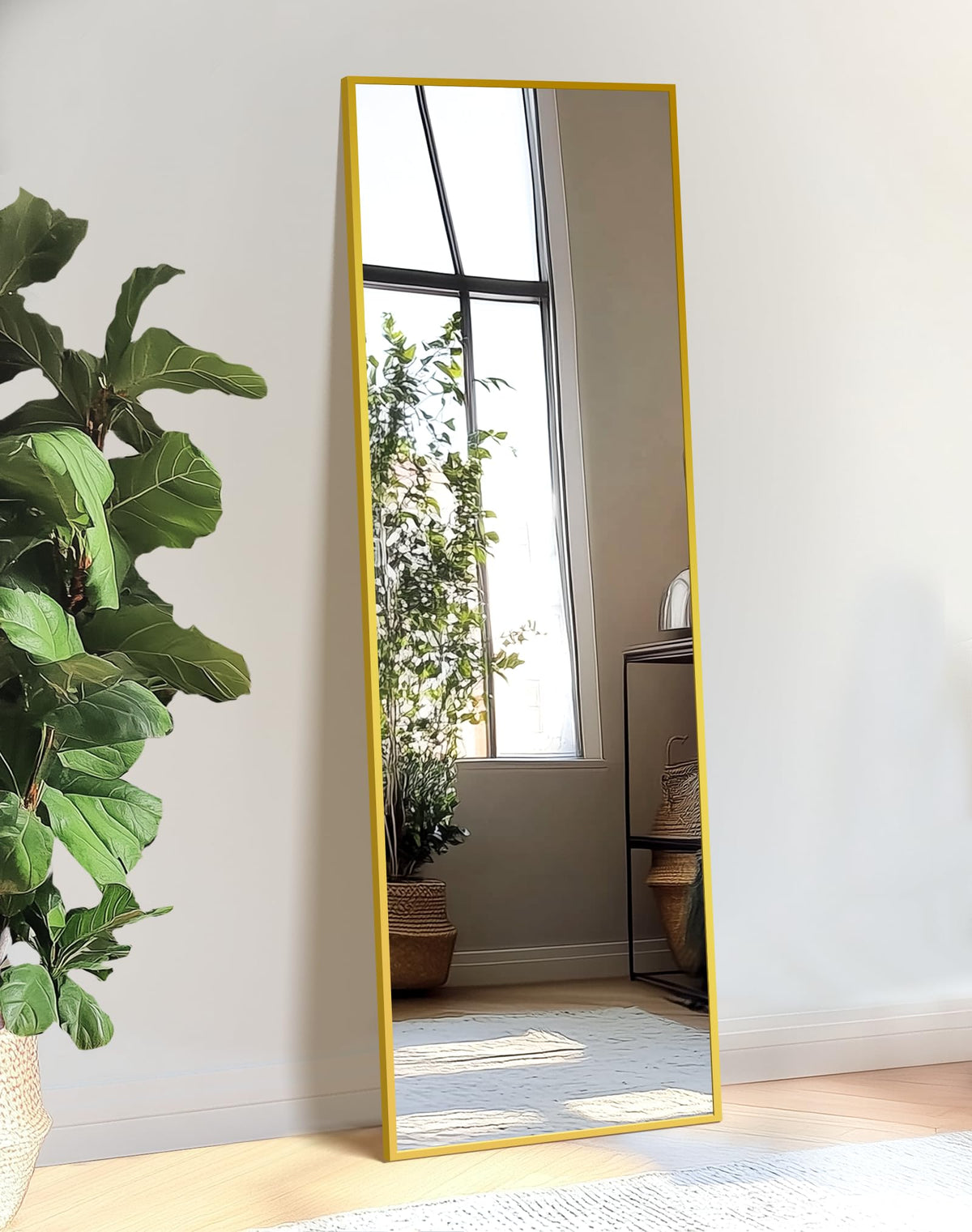 Home Gym Mirror for Wall, 56x28x2PCS Frameless Full Length Mirror, Black | HD Shatterproof Glass, Easy Wall Mount, Large Body Mirrors for Home Gym, Workout, Bedroom, Garage