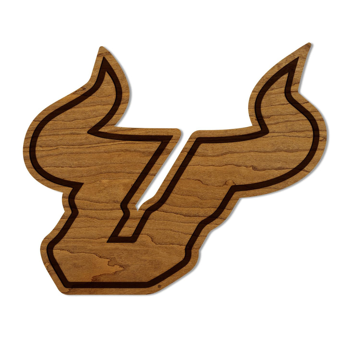 LazerEdge Wake Forest Demon Deacons Wooden Wall Art – Officially Licensed College Decor – Laser-Etched Hanging Sign – Cherry Wood