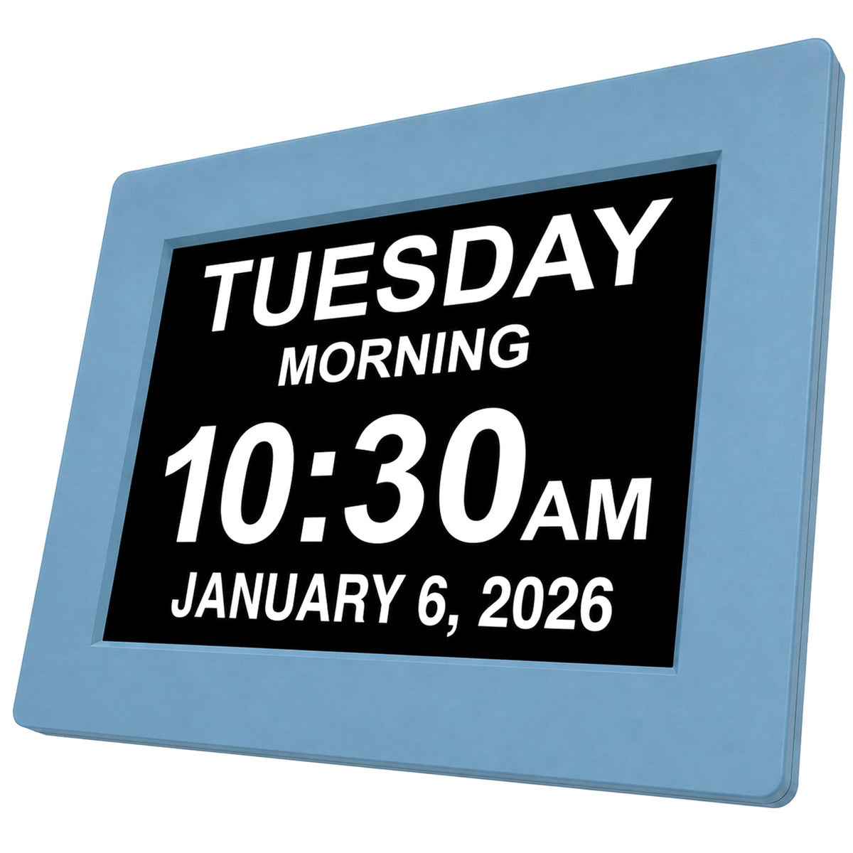 American Lifetime New 2026 Dementia Clock Large for Seniors, Digital Clock Large Display with Custom Alarms, Clock with Day & Date for Elderly, Number Digital Clock 12 Inches White