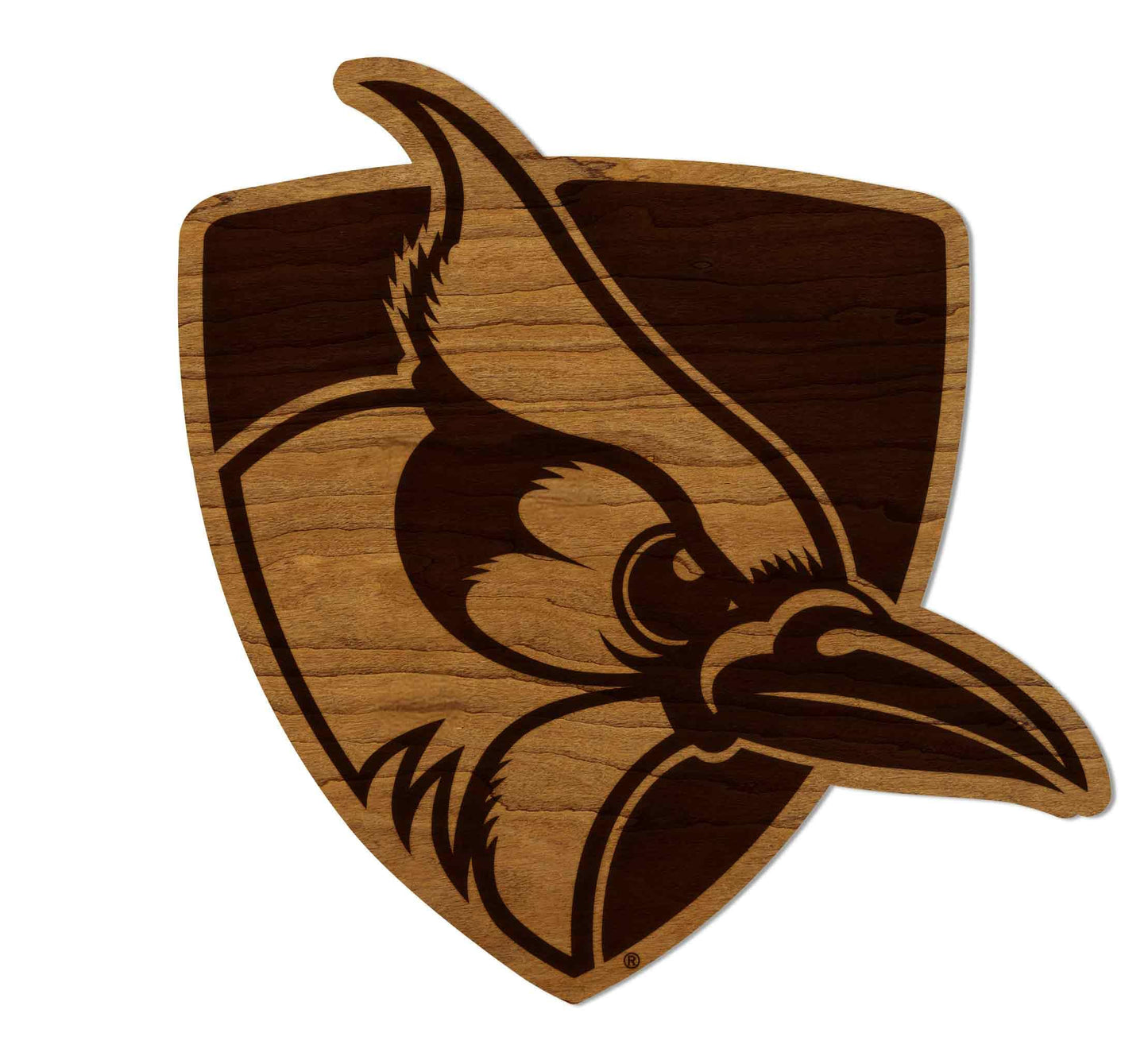 LazerEdge Miami Redhawks Wooden Wall Art – Officially Licensed College Decor – Laser-Etched Hanging Sign – Cherry Wood