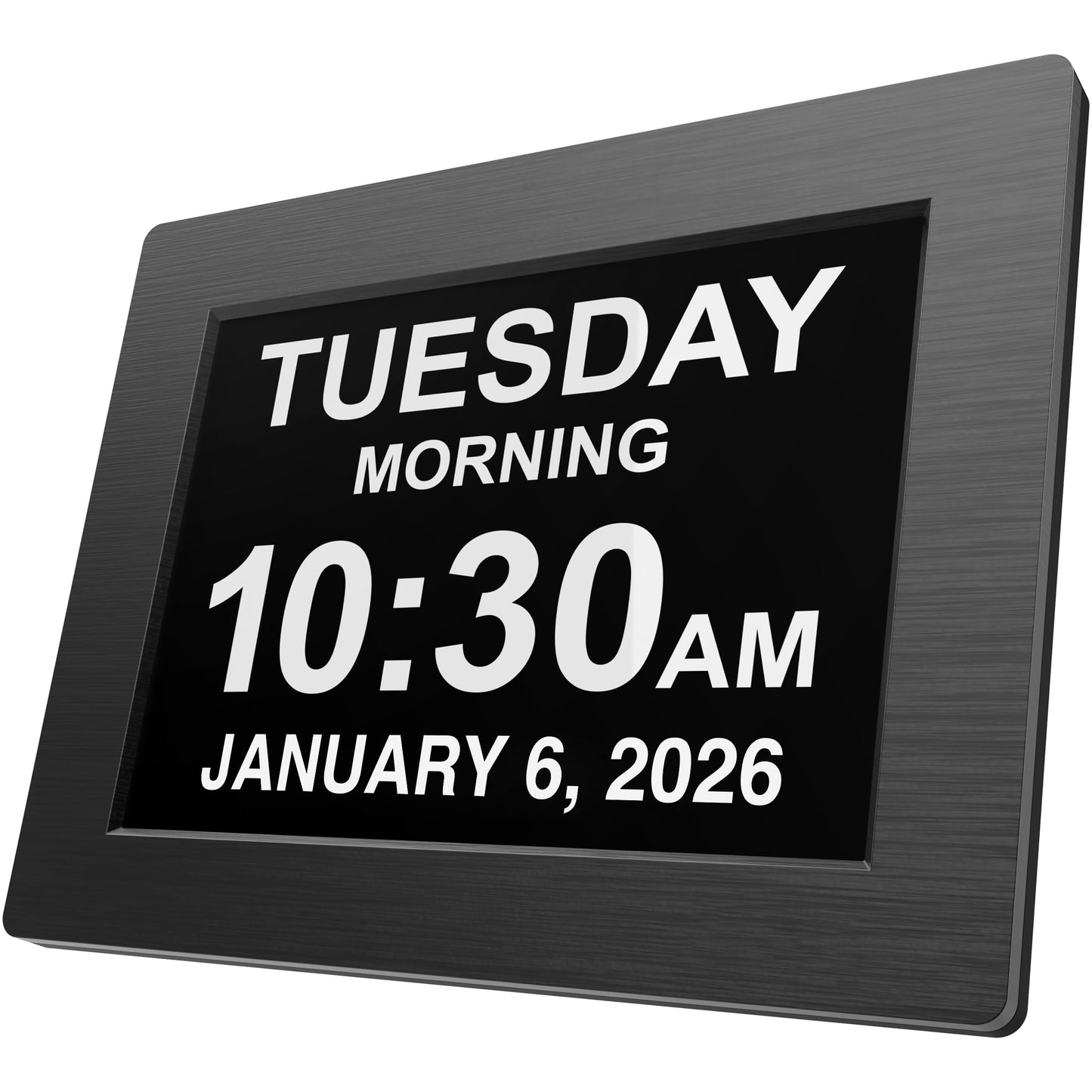 American Lifetime New 2026 Dementia Clock Large for Seniors, Digital Clock Large Display with Custom Alarms, Clock with Day & Date for Elderly, Number Digital Clock 12 Inches White