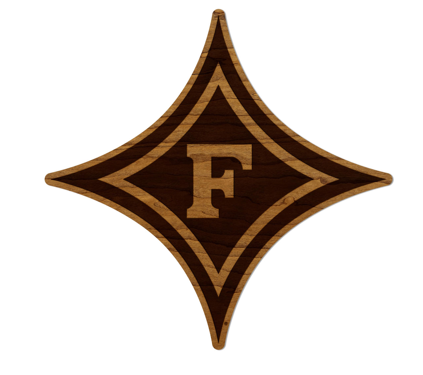 LazerEdge Wake Forest Demon Deacons Wooden Wall Art – Officially Licensed College Decor – Laser-Etched Hanging Sign – Cherry Wood