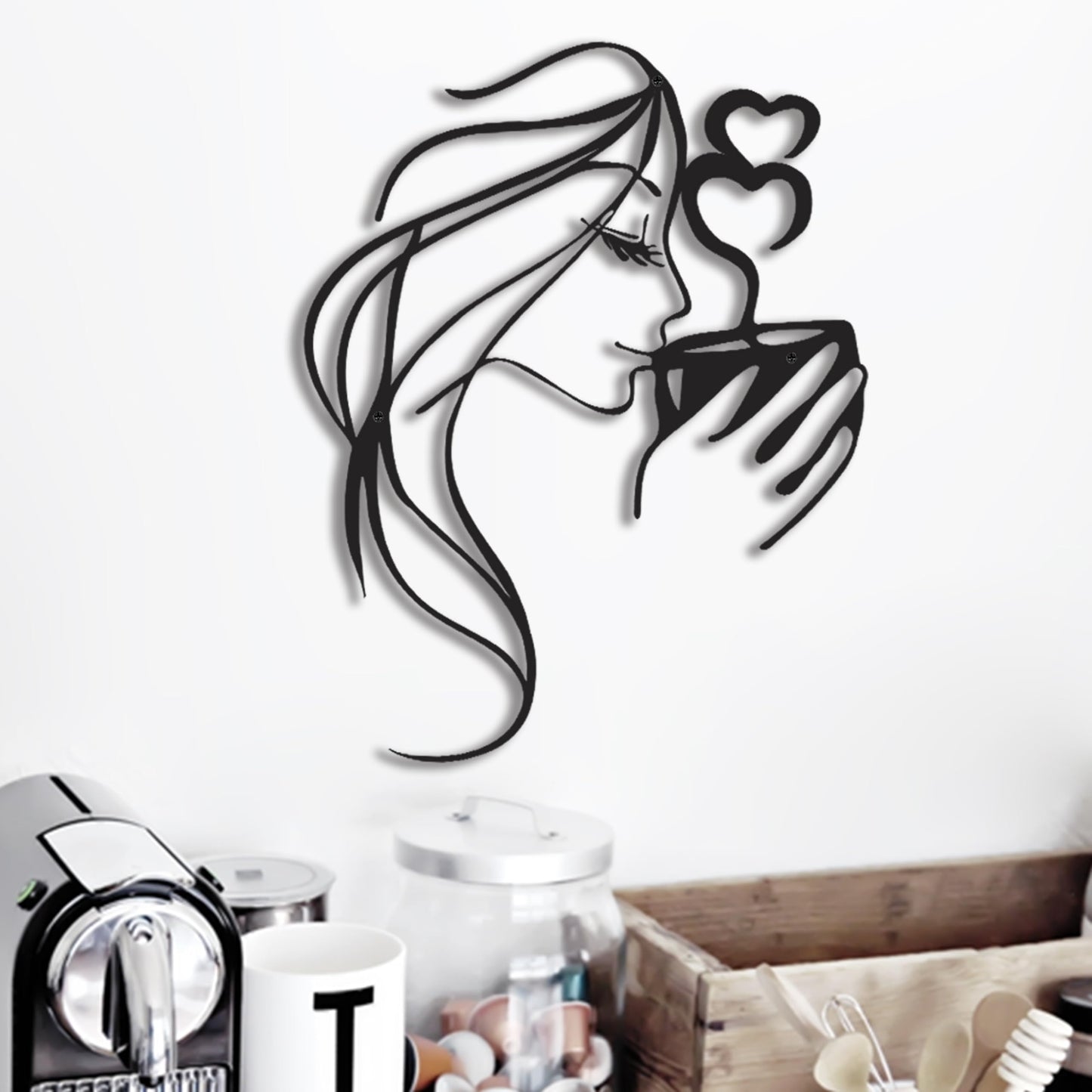 3D Metal Hummingbird Wall Art, Black Outdoor Decor, Waterproof(12.3"x16.5")