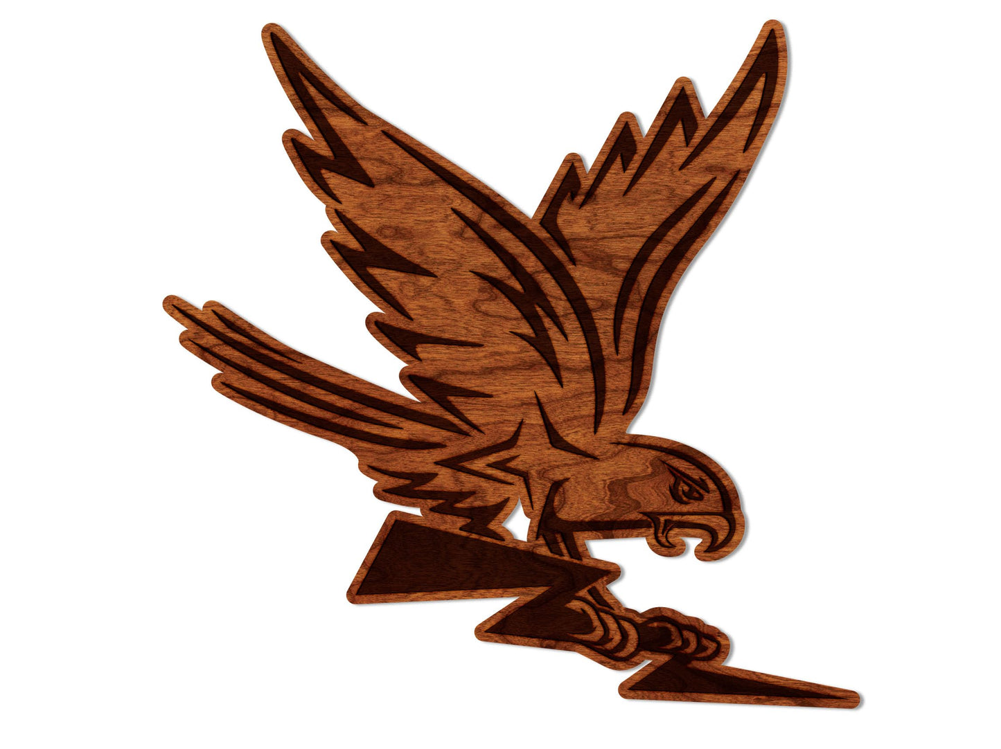 LazerEdge Miami Redhawks Wooden Wall Art – Officially Licensed College Decor – Laser-Etched Hanging Sign – Cherry Wood