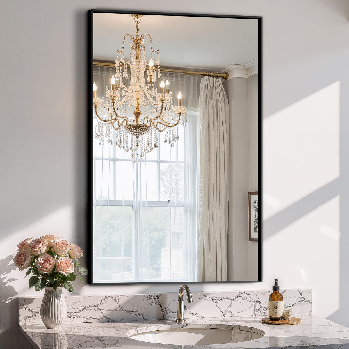 Bathroom Vanity Mirror for Wall 2Pack 36"x24" Bathroom Mirror for Over Sink