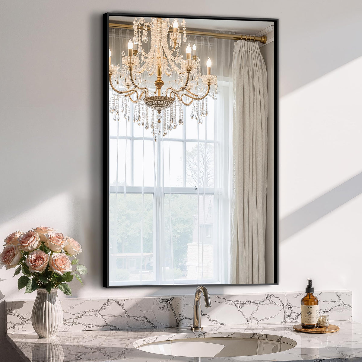 Bathroom Vanity Mirror for Wall 2Pack 36"x24" Bathroom Mirror for Over Sink