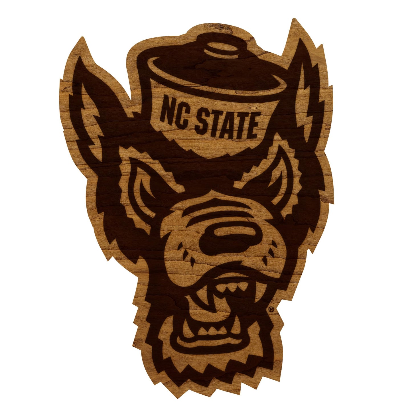 LazerEdge Wake Forest Demon Deacons Wooden Wall Art – Officially Licensed College Decor – Laser-Etched Hanging Sign – Cherry Wood