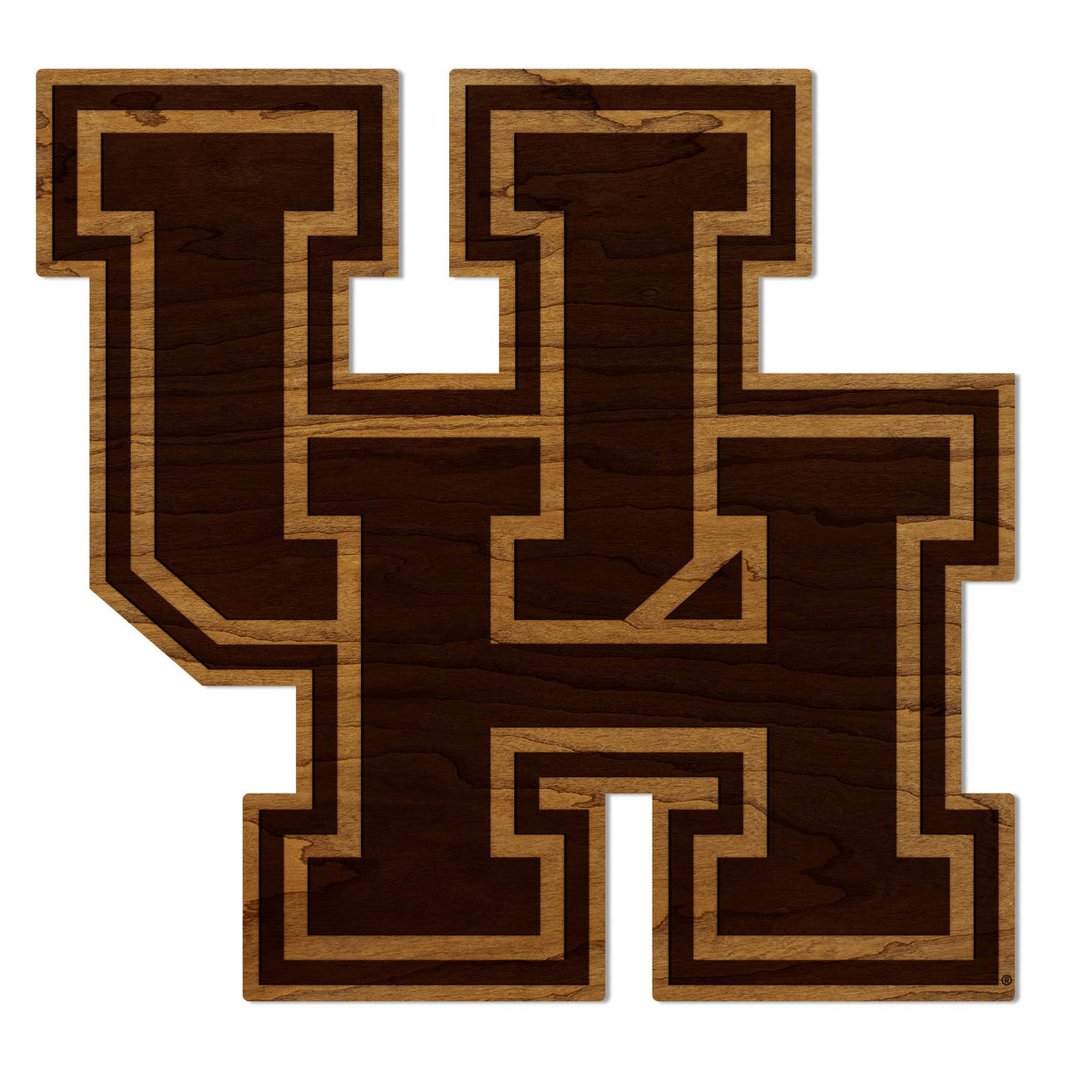 LazerEdge Wake Forest Demon Deacons Wooden Wall Art – Officially Licensed College Decor – Laser-Etched Hanging Sign – Cherry Wood
