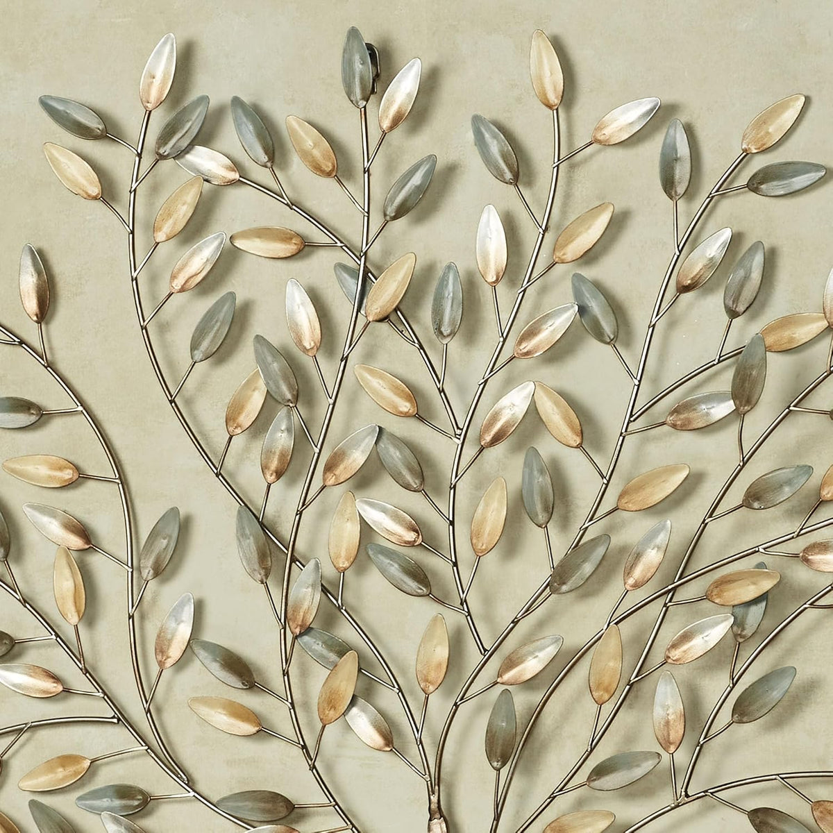 Touch of Class Enchanting Nature Metal Tree Wall Art, Metallic Hues
