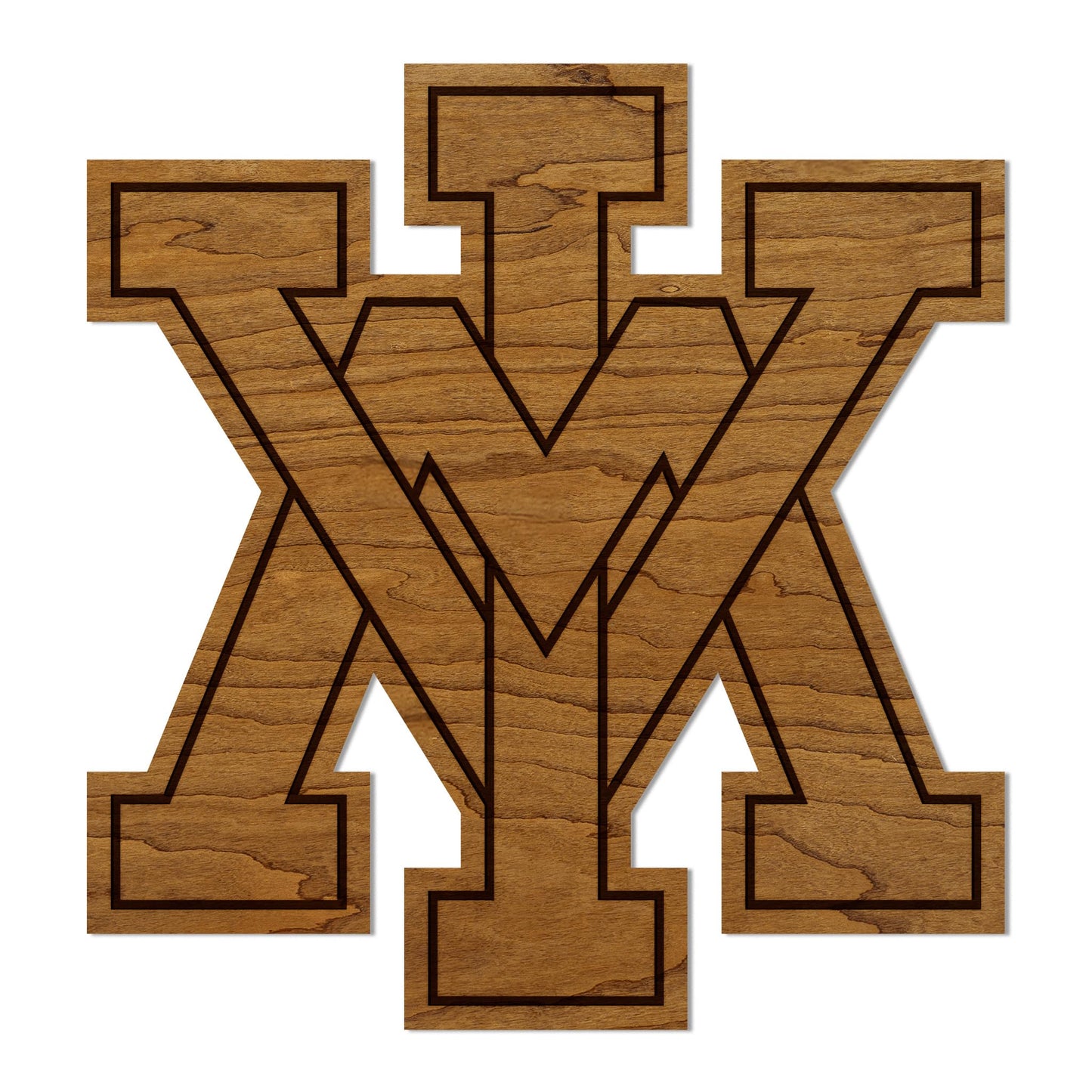 LazerEdge Wake Forest Demon Deacons Wooden Wall Art – Officially Licensed College Decor – Laser-Etched Hanging Sign – Cherry Wood