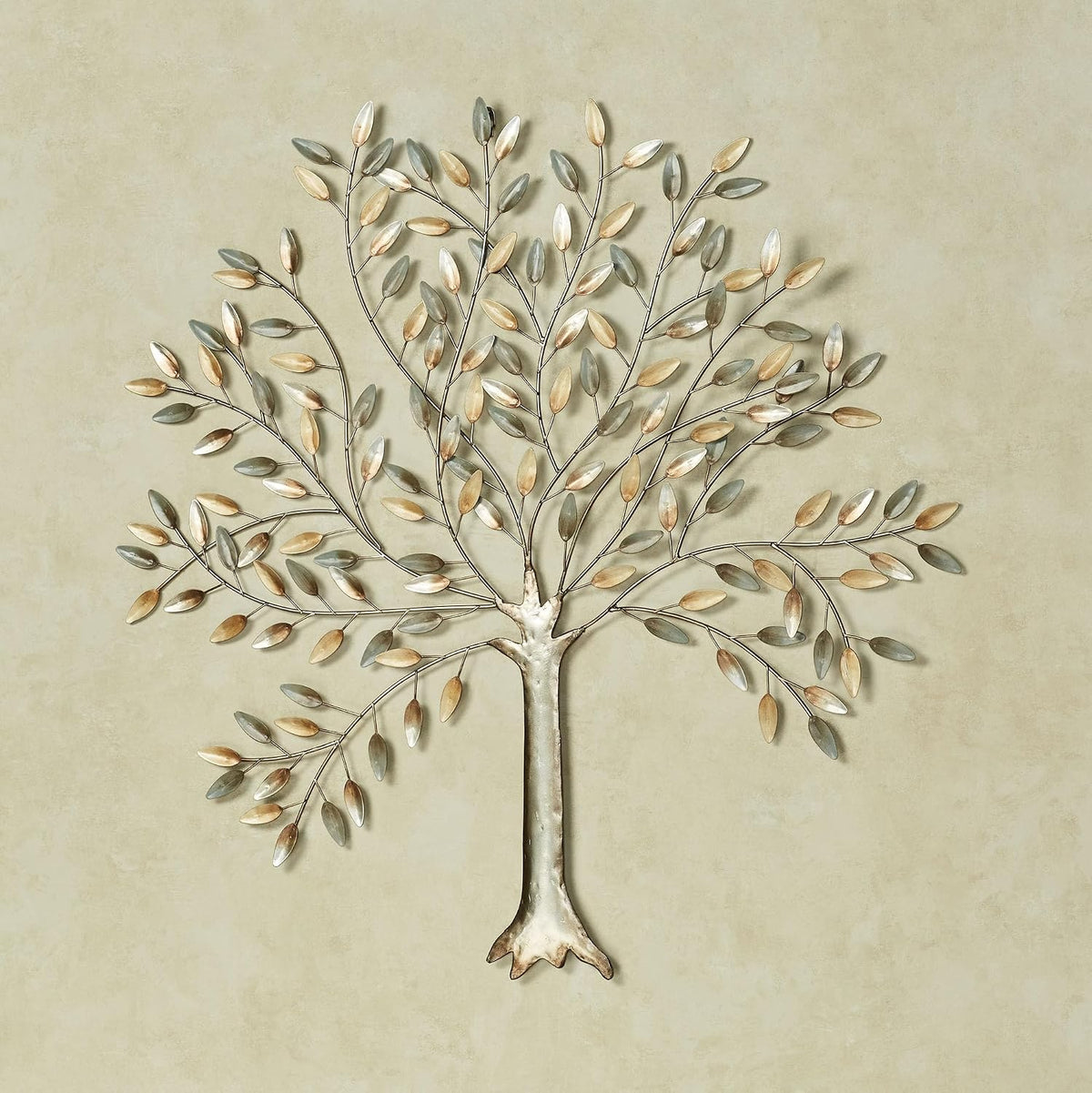 Touch of Class Enchanting Nature Metal Tree Wall Art, Metallic Hues