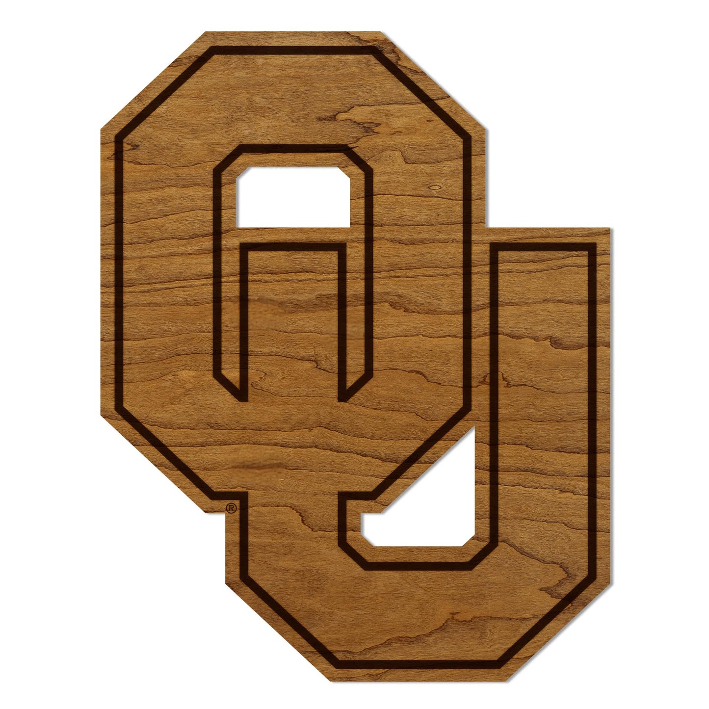 LazerEdge Miami Redhawks Wooden Wall Art – Officially Licensed College Decor – Laser-Etched Hanging Sign – Cherry Wood