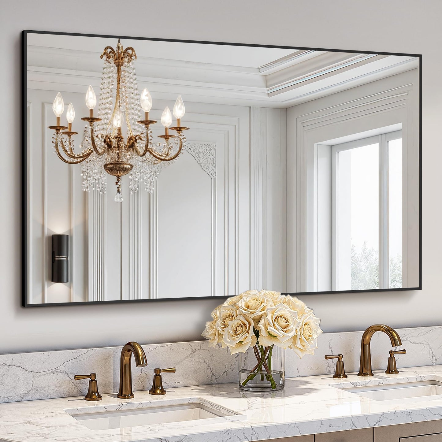 Bathroom Vanity Mirror for Wall 2Pack 36"x24" Bathroom Mirror for Over Sink