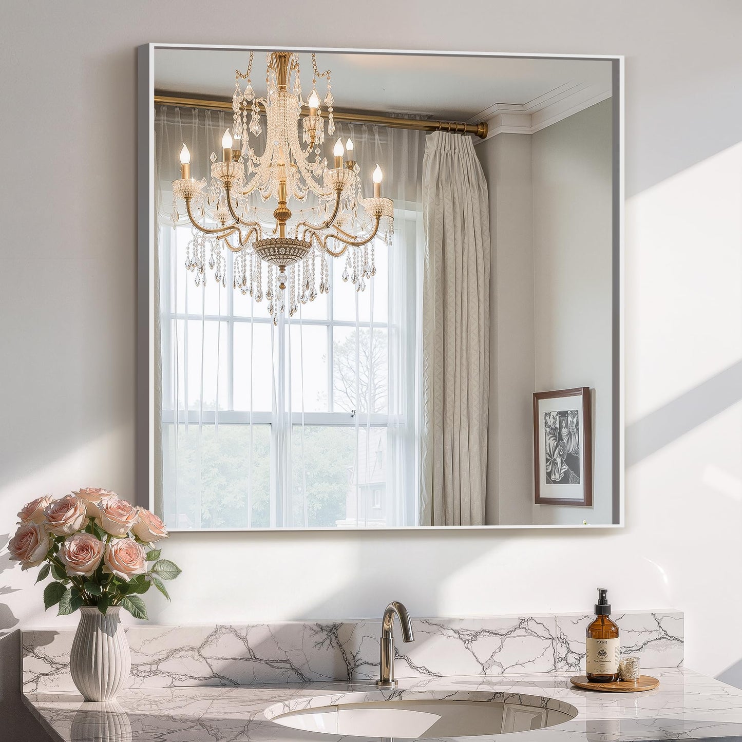 Bathroom Vanity Mirror for Wall 2Pack 36"x24" Bathroom Mirror for Over Sink