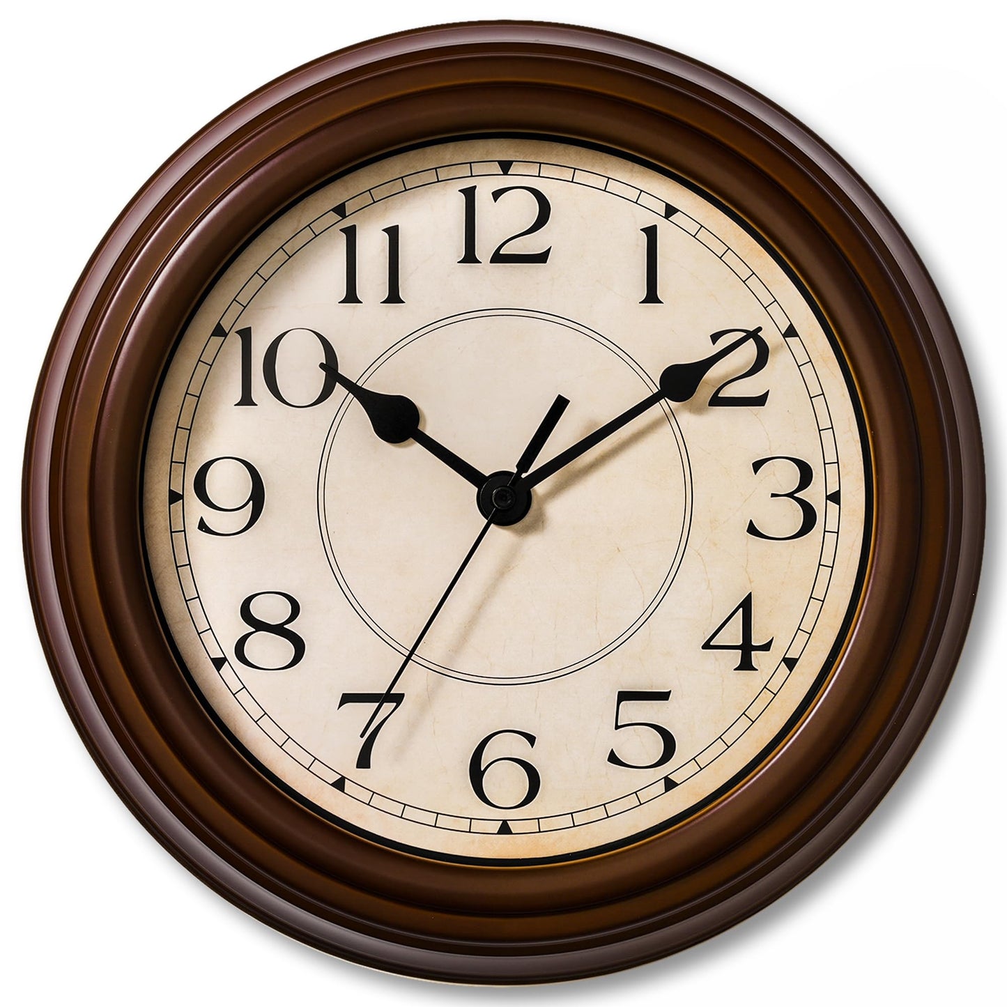 KECYET Wall Clock Vintage Battery Operated Quartz Silent 8" for Kitchen