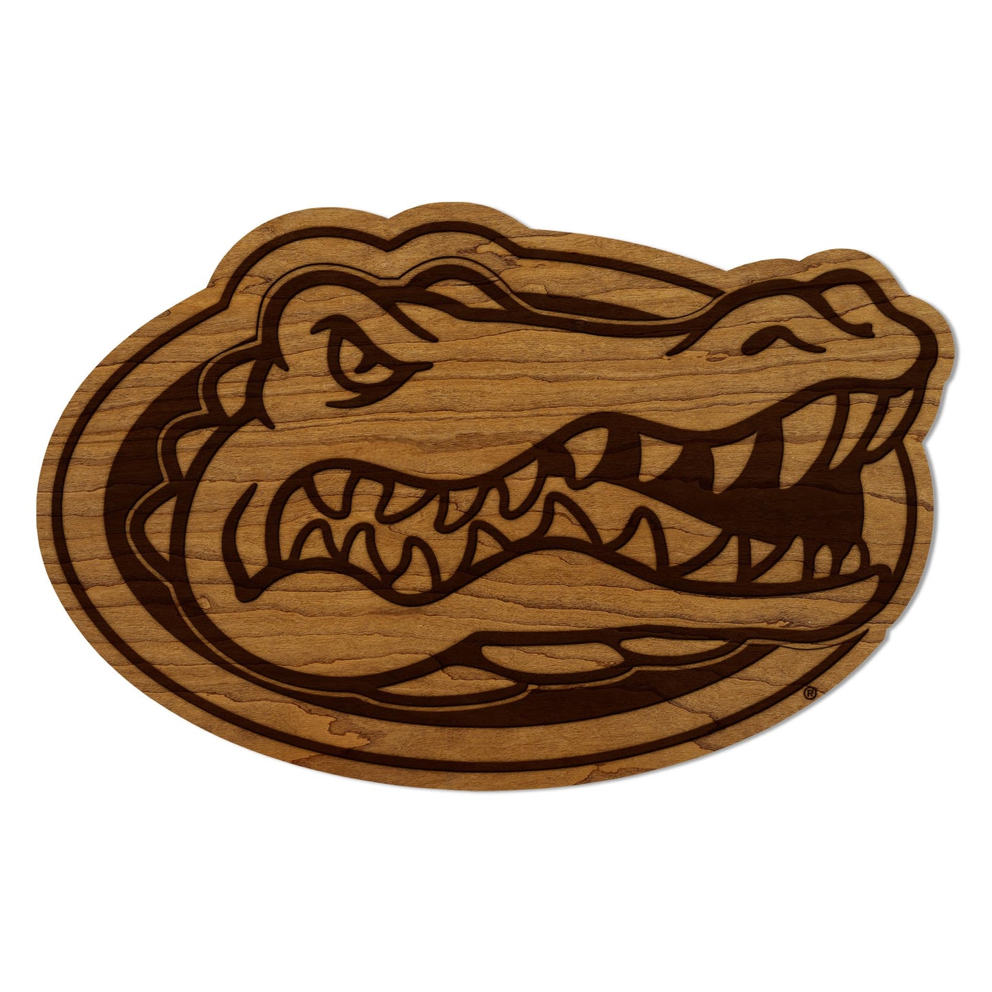 LazerEdge Miami Redhawks Wooden Wall Art – Officially Licensed College Decor – Laser-Etched Hanging Sign – Cherry Wood