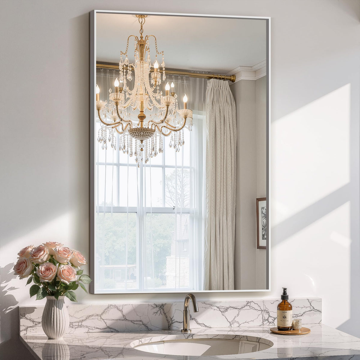 Bathroom Vanity Mirror for Wall 2Pack 36"x24" Bathroom Mirror for Over Sink