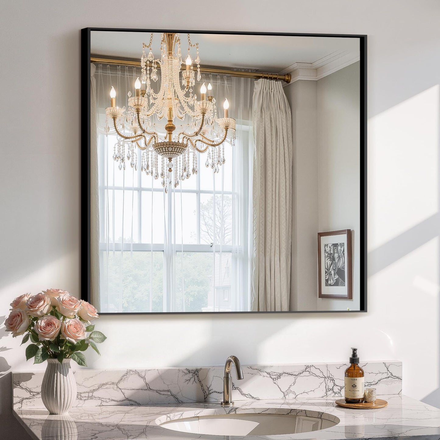 Bathroom Vanity Mirror for Wall 2Pack 36"x24" Bathroom Mirror for Over Sink