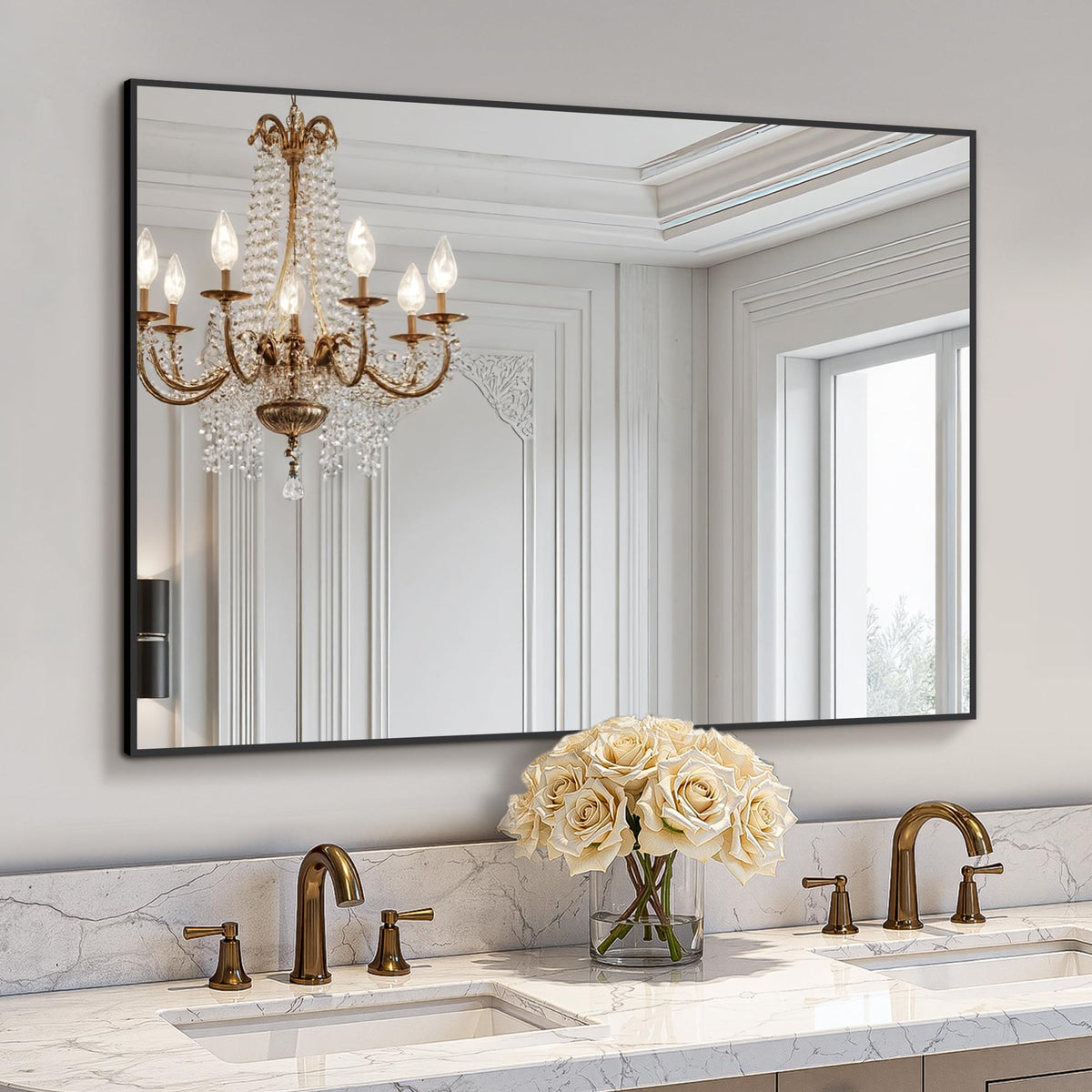 Bathroom Vanity Mirror for Wall 2Pack 36"x24" Bathroom Mirror for Over Sink